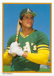 1987 Topps Glossy Send-Ins Baseball Cards      059      Jose Canseco